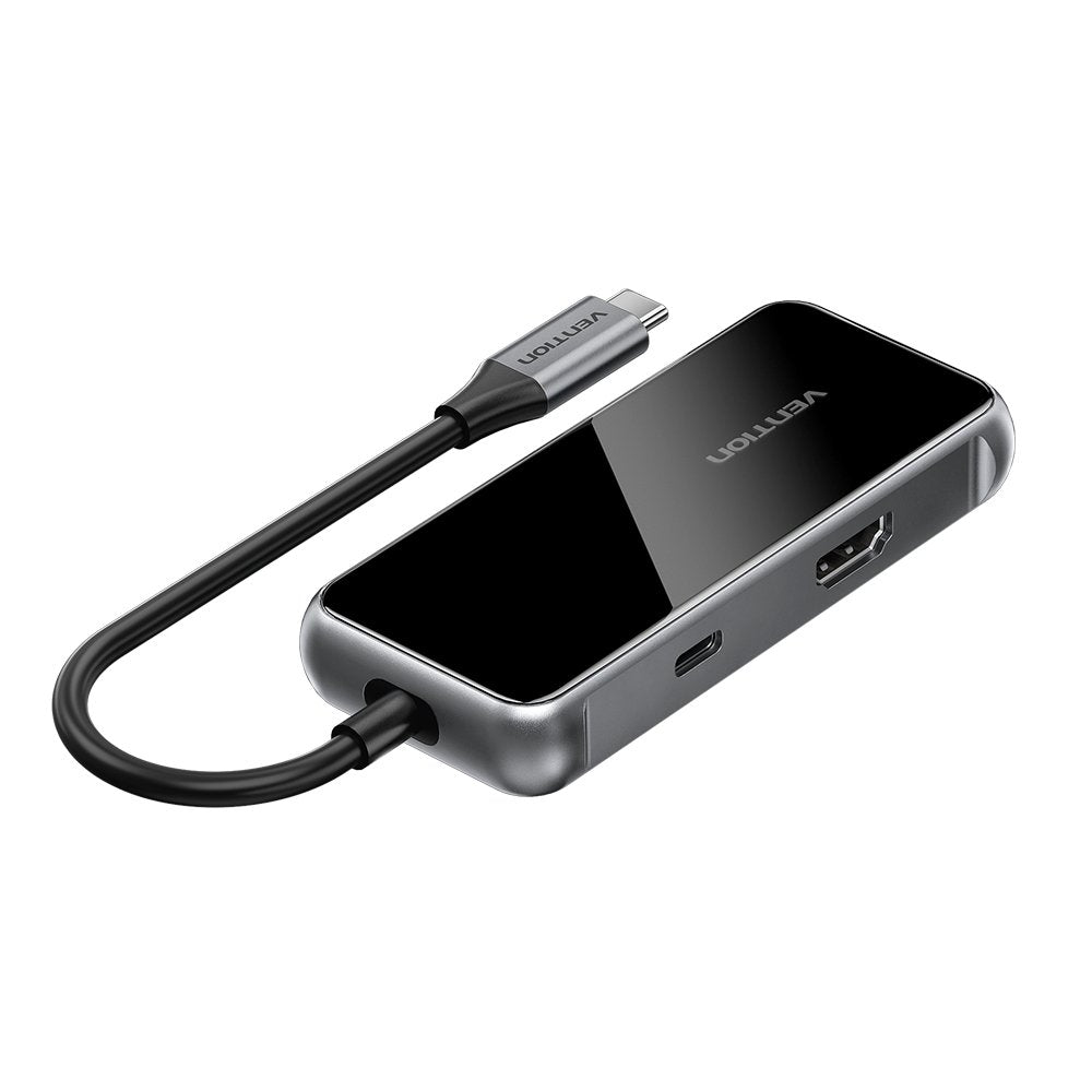 EAN 6922794766631 - Vention TFMHB base para portátil y replicador de puertos Alámbrico USB 3.2 Gen 1 (3.1 Gen 1) Type-C Negro imagen 2