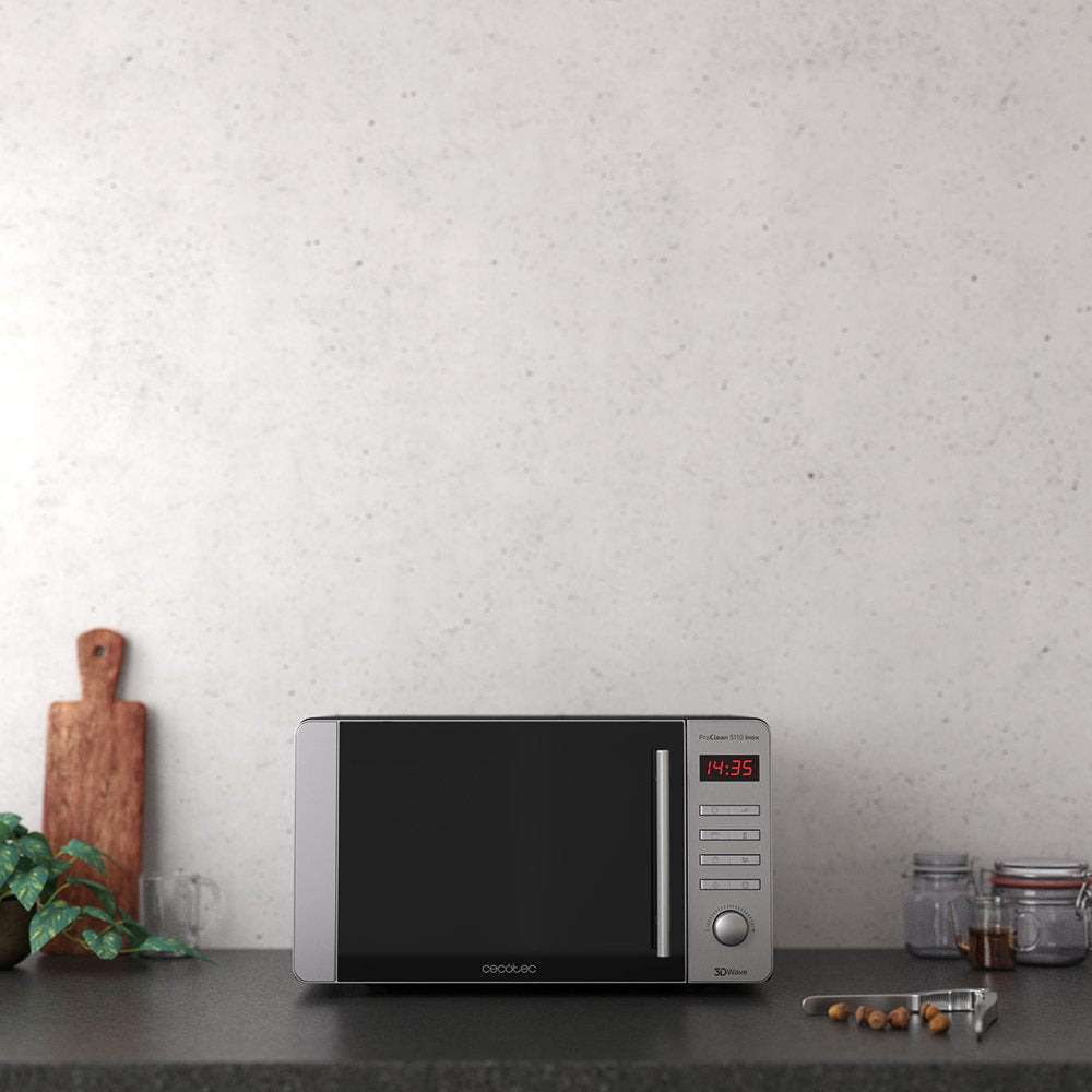 Cecotec Proclean 5110 Inox Microondas Con Grill 700w