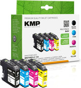 Kmp Patrone Brother Lc123valbpdr Multipack 4x 600 S. B60v