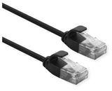 Roline Utp Datacenter Cable De Red Cat.6a (Class Ea), Lsoh, Slim, Schwarz, 1 M