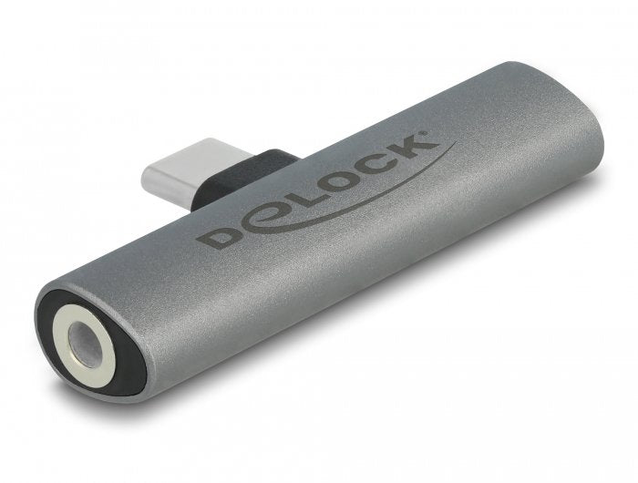 Delock Audio Adaptador Usb Typ-C > Klinkenhchse Und Usb Typ-C