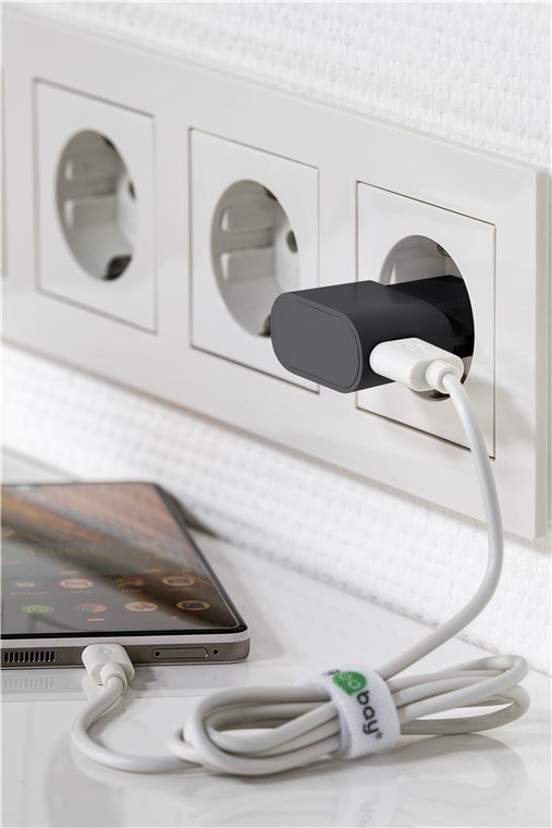 Goobay 45298 Usb-C Charger Set (5 W), Cable 1 M, Black