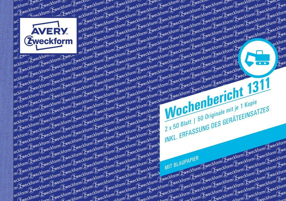 Avery Zweckform Wochenbericht - 50 Hoja - A5 (148 X 210 Mm)