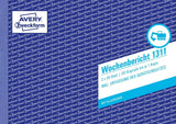 Avery Zweckform Wochenbericht - 50 Hoja - A5 (148 X 210 Mm)