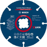Bosch Disco De Corte Expert X-Lock Carbide Multiwheel, Ø 115 Mm 2608901192