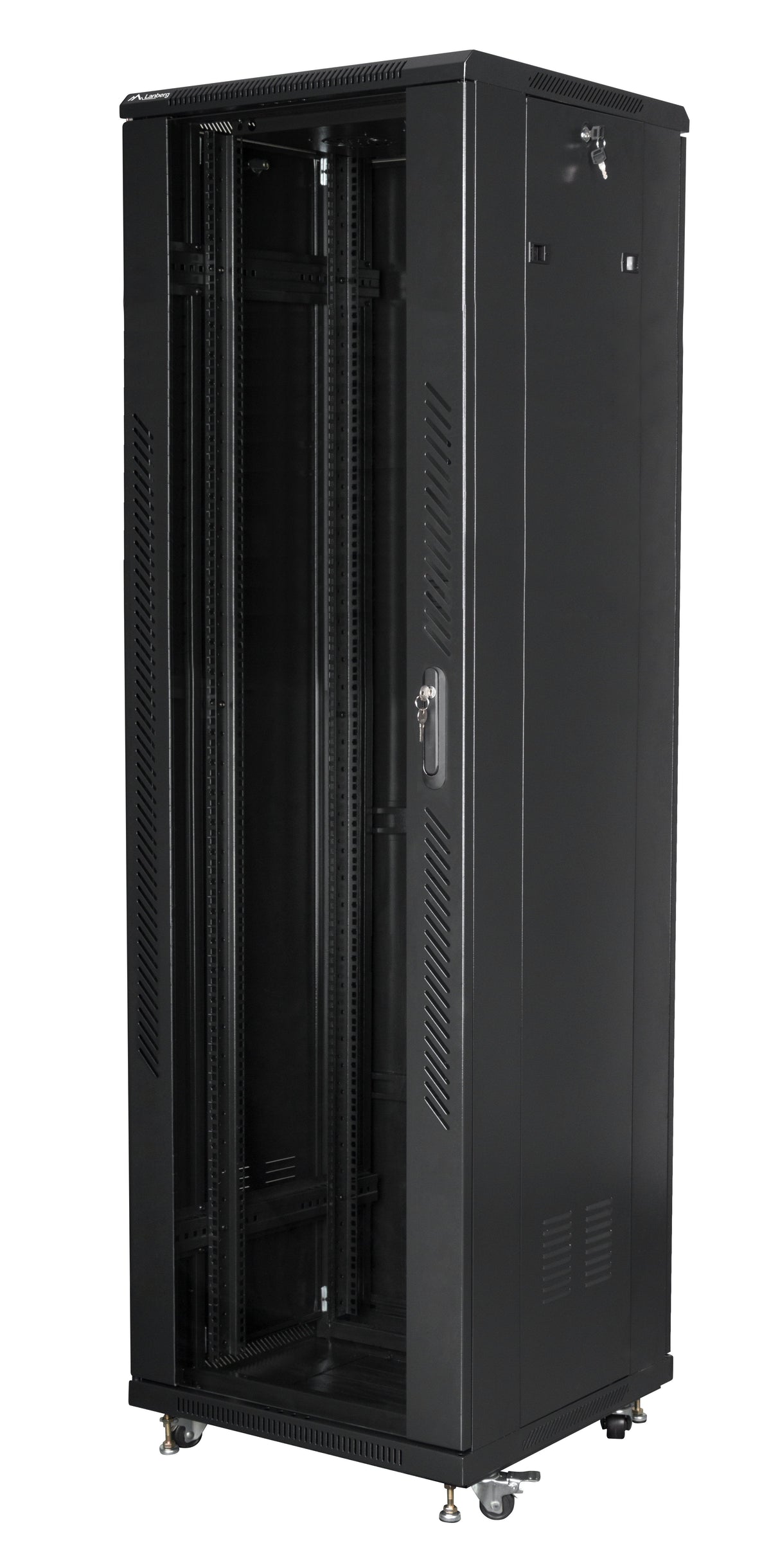EAN 5901969414981 - Lanberg FF01-6642-12B armario rack 42U Rack o bastidor independiente Negro imagen 1