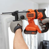 Martillo Combinado Inalámbrico  Black+Decker -Bcd900e2k, 18 Voltios, Martillo Perforador Bcd900e2k-Qw