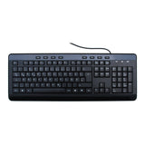 Mediarange Tastatur Multimedia Keyboard Black 8 Sondertasten