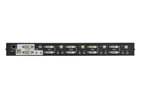 EAN 0672792004278 - ATEN CS1644A interruptor KVM Montaje en rack Negro imagen 3