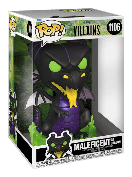 Funko Pop Jumbo Disney Villanos Malefica Forma Dragon 57354 (Preorder Reserva Ya)