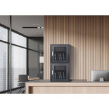 Manhattan Laptop Charging Cabinet Desktop Via Ac Adapter (Eu) 10-Bay, Install Device'S Ac Adapter (Power Cables) Into Unit, Suitable For All Laptops (To 16"), Ipads, Macbooks, Chromebooks, Other Portable Devices, Bays 380x30x280mm, Cart, Lo