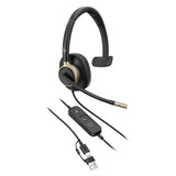 EAN 0199251821813 - HP Poly Mission 815 Monaural USB Wired Headset Alámbrico Diadema Negro imagen 3