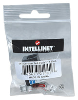 Intellinet Cat5e Keystone Jack, Utp, Negro, Punch-Down