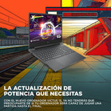 Portátil Gaming Hp Victus 15-Fa2073ns, Intel Core I5-14450hx, 16gb, 512gb Ssd, Nvidia Geforce Rtx 4050 6gb, 15,6", W11 - Gris Oscuro
