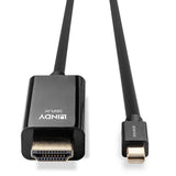 Lindy Mini-Displayport A Hdmi Cable 4k30 2m