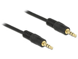 Delock Cable Jack 3,5 Mm 3 Pines Macho> Macho 3 M Negro