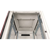 Roline 19-Zoll Netzwerkschrank Pro 47 He, 600x1000 Bxt Glastr Grau