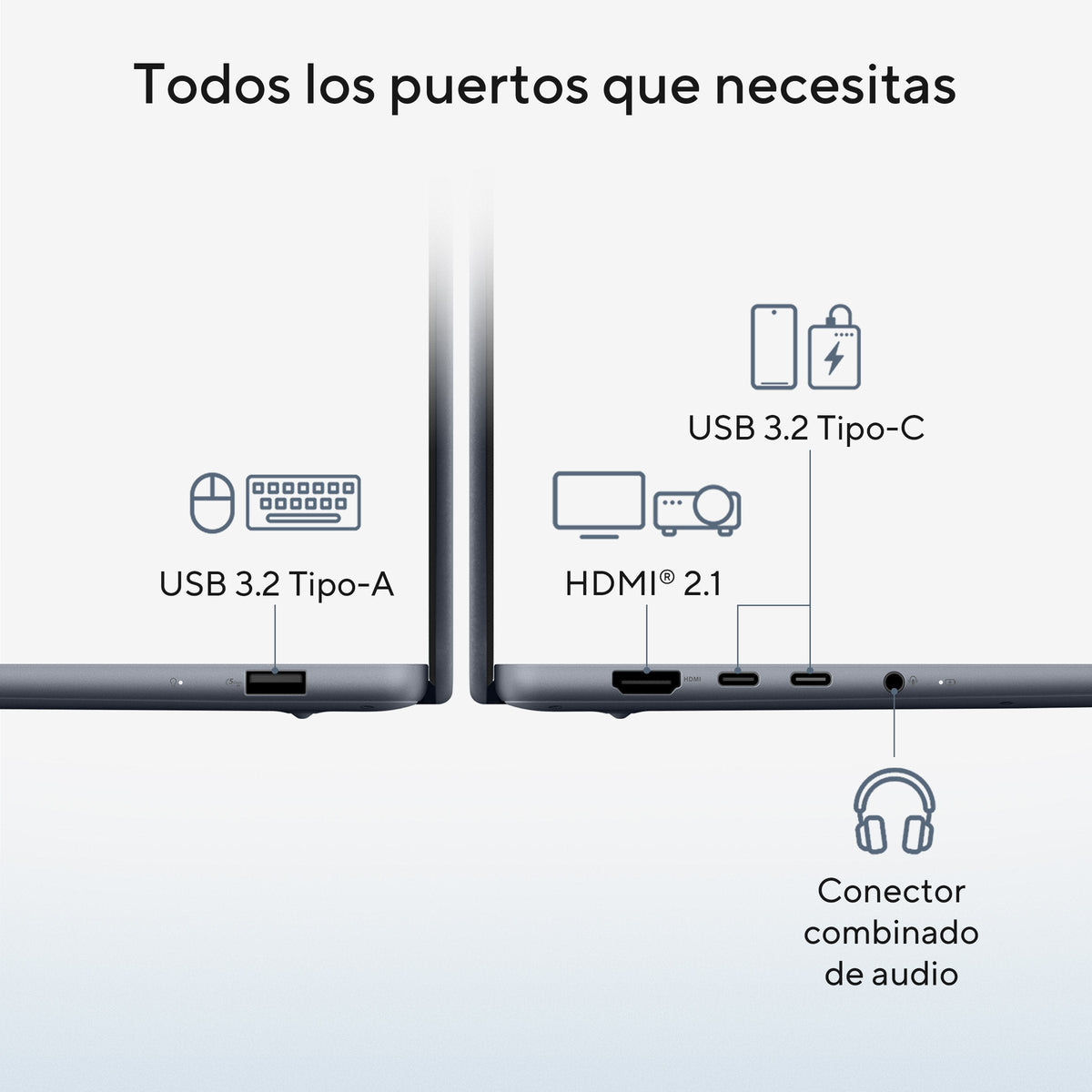 Portátil Asus Zenbook 14 Oled Ux3480ka U2051w Copilot+ Pc 14 " Wuxga Amd Ryzen Ai 7 345 50 Tops 16gb Ram 512gb Ssd W11h Sin Cargador