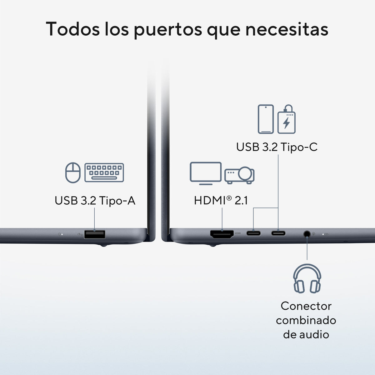 EAN 4711636740586 - ASUS Zenbook 14 UX3480QA-U1144W 35,6 cm (14") LPDDR5x-SDRAM Wi-Fi 6E (802.11ax) Azul Español imagen 4