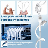 EAN 5906168638954 - Extralink Kat.6 U/FTP 10m 1Gbps Biały | Patchcord LAN | Miedź Kabel sieciowy skrętka, łamana końcówka (EX imagen 16