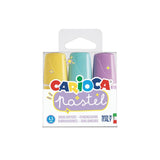 Carioca Minilight Pack De 3 Subrayadores Pastel - Tinta A Base De Agua Y Lavable - Punta Biselada - Varios