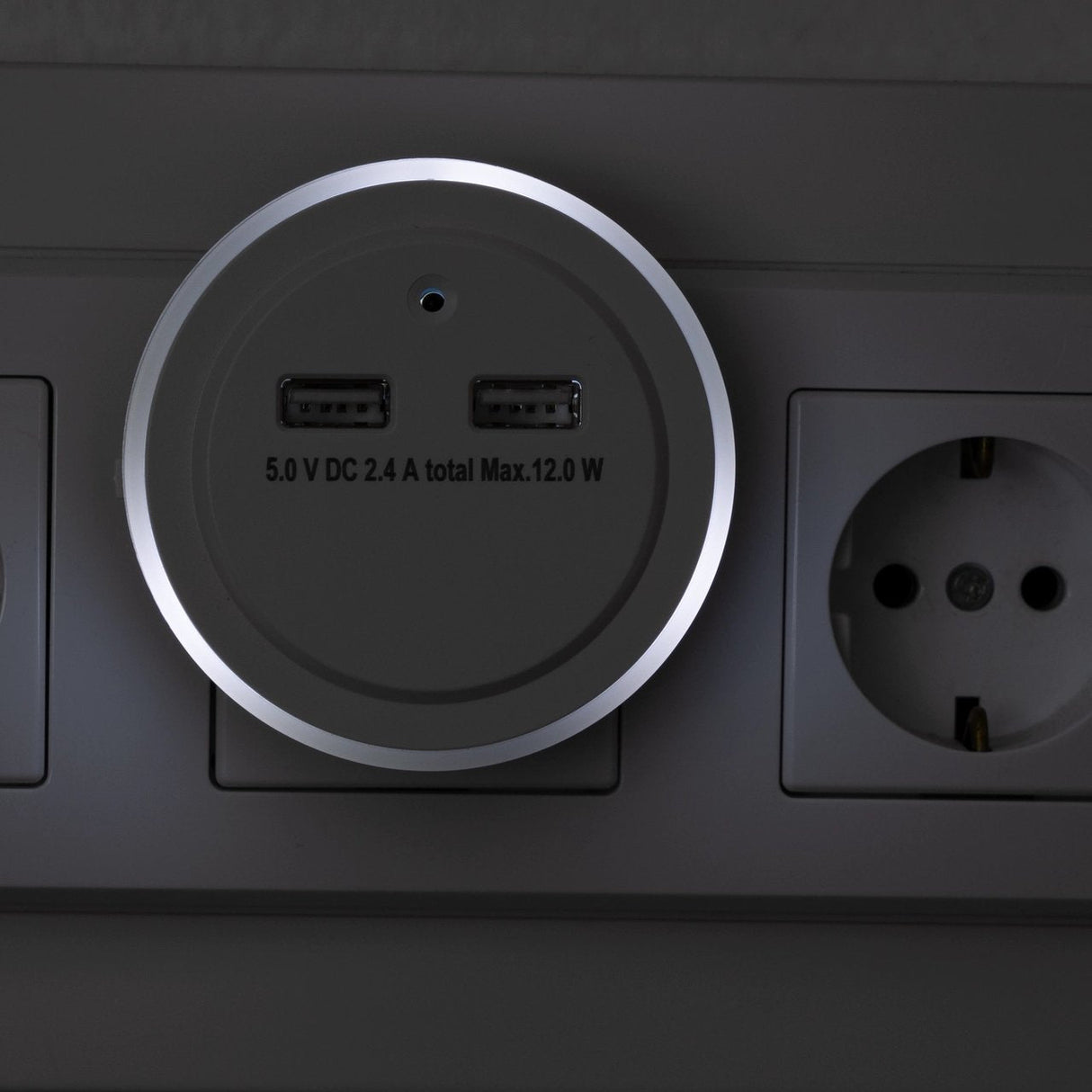 Rev Night Light Led Sensor 2x Usb-A