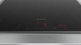 Siemens Eh645hfb1e Iq300, Placa De Cocina Independiente Negra/Acero Inoxidable, 60 Cm, Home Connect Eh645hfb1e