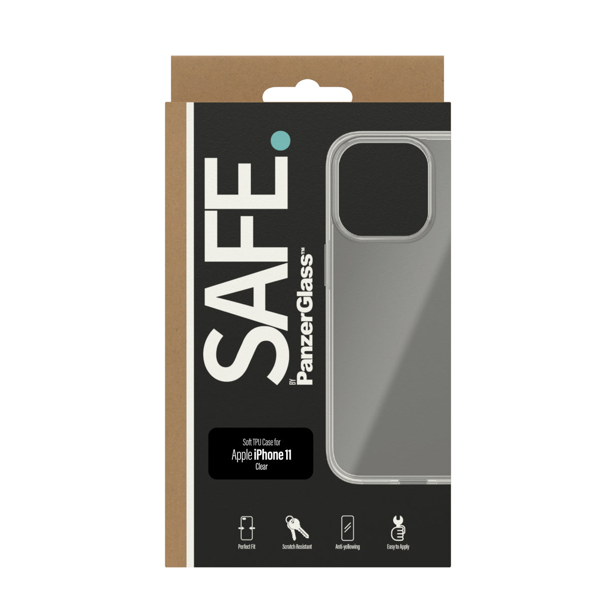 EAN 5711724952975 - PanzerGlass SAFE. by ® TPU Case iPhone 11 | Transparent funda para teléfono móvil Transparente imagen 3