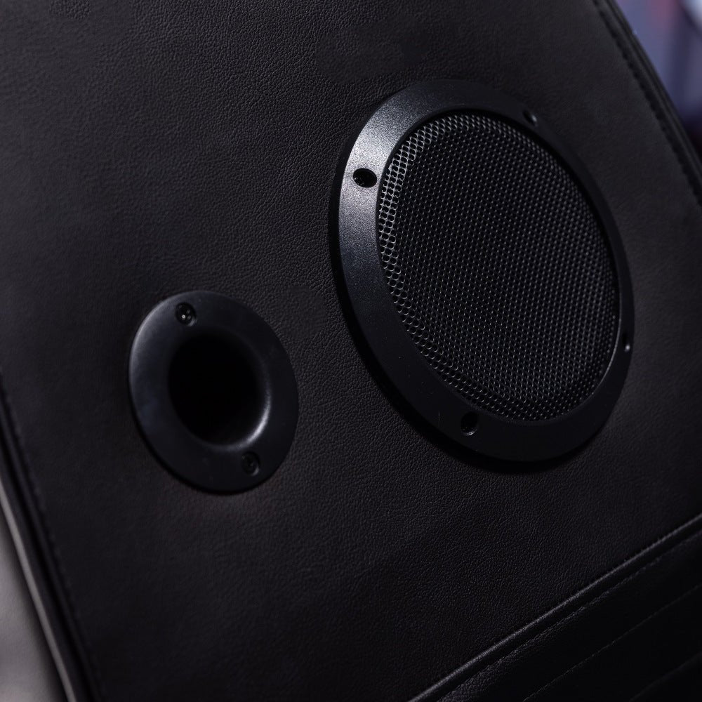 Silla Gaming  X Rocker Fury 2.1 Rgb Asiento Acolchado Negro, Blanco