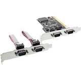 Tarjeta Inline Pci Multi I/O 4 Puertos Serie Db9