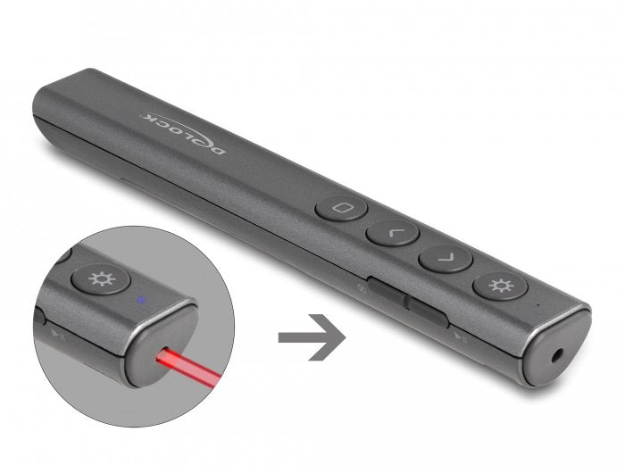 Delock 64250 Presentador Láser Usb Antracita