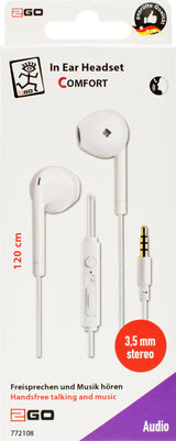 2go Auriculares Comfort Blanco