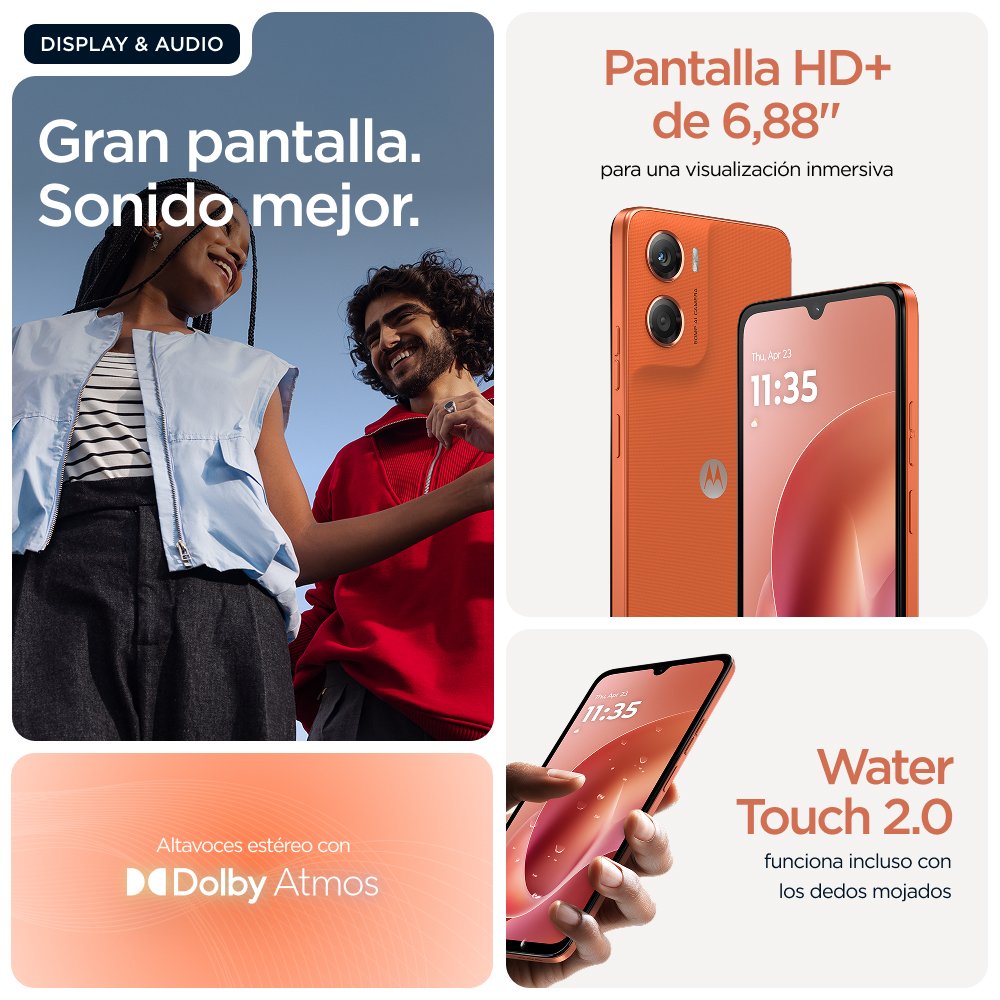 Motorola Xt2535-3 Moto G06 4g 4gb Ram 64gb - Orange Eu