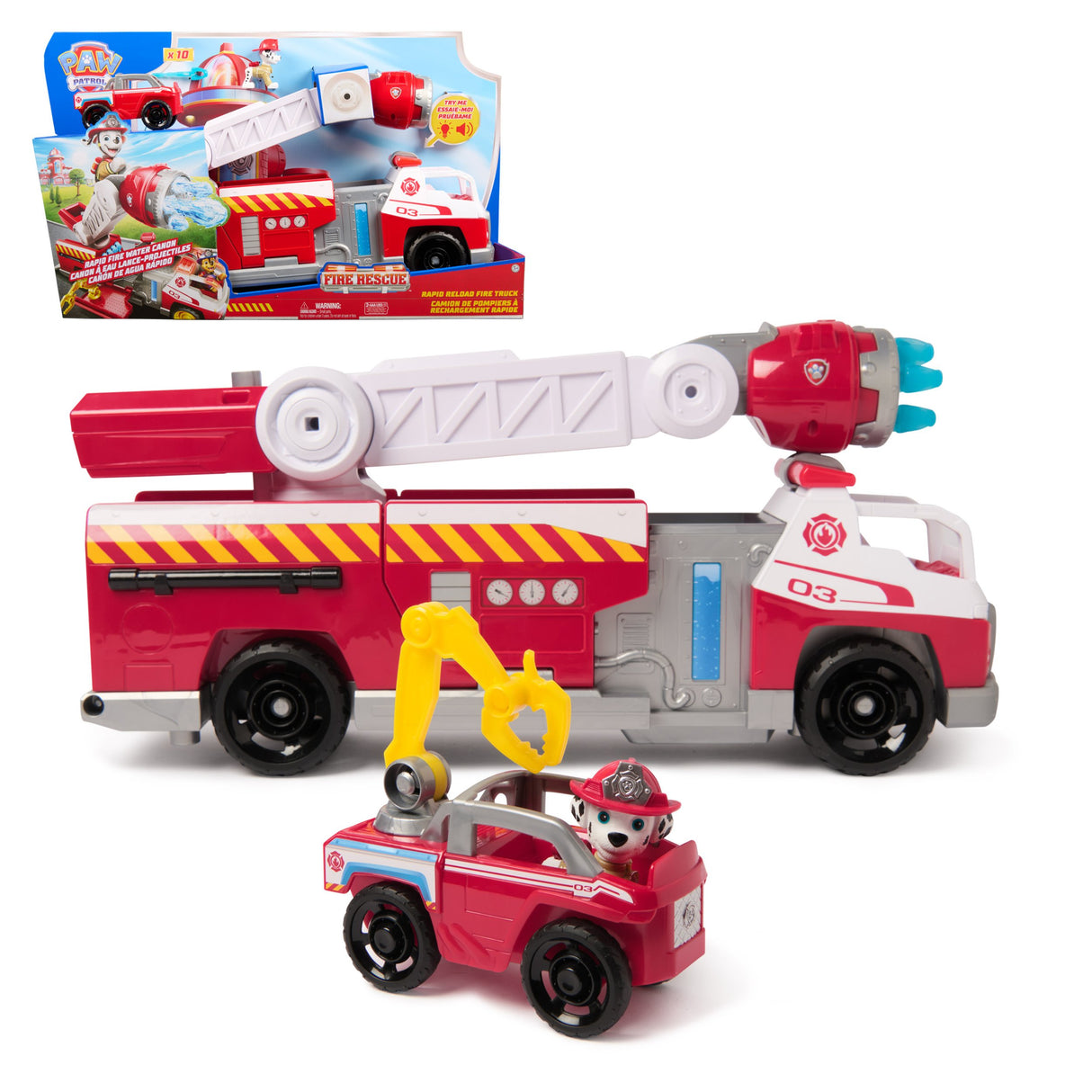 EAN 681147106550 - PAW Patrol PAW VHC Fire Rescue Dlx Fire Truck GML imagen 1