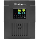 EAN 5901878537719 - Qoltec 53771 sistema de alimentación ininterrumpida (UPS) Línea interactiva 2 kVA 1200 W 2 salidas AC imagen 8