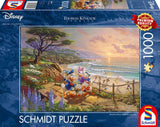 EAN 4001504599515 - Schmidt Spiele Donald and Daisy A Duck Day Afternoon Puzzle rompecabezas 1000 pieza(s) Dibujos imagen 1