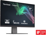 EAN 766907029505 - Viewsonic VP2788-5K pantalla para PC 68,6 cm (27") 5120 x 2880 Pixeles 5K Ultra HD LED Negro imagen 4