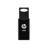 Pendrive Hp 64gb Usb 2.0 V212w Negro Tapa Deslizante/Plastico Hpfd212b-64