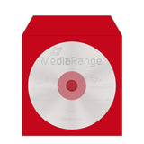 Mediarange Box67 Funda Para Discos Ópticos 1 Discos Azul, Verde, Rojo, Amarillo 100 Uds
