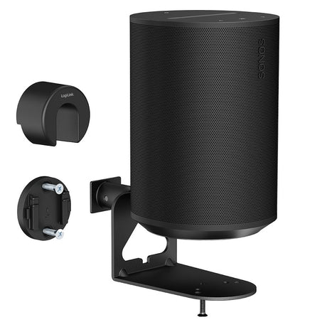 EAN 4052792076202 - LogiLink BP0207 soporte de altavoz Pared Plástico, Acero Negro imagen 3