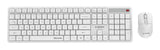 Keyboard +Mouse Wrl Eng/White Kbs-Wms-01-W Gembird