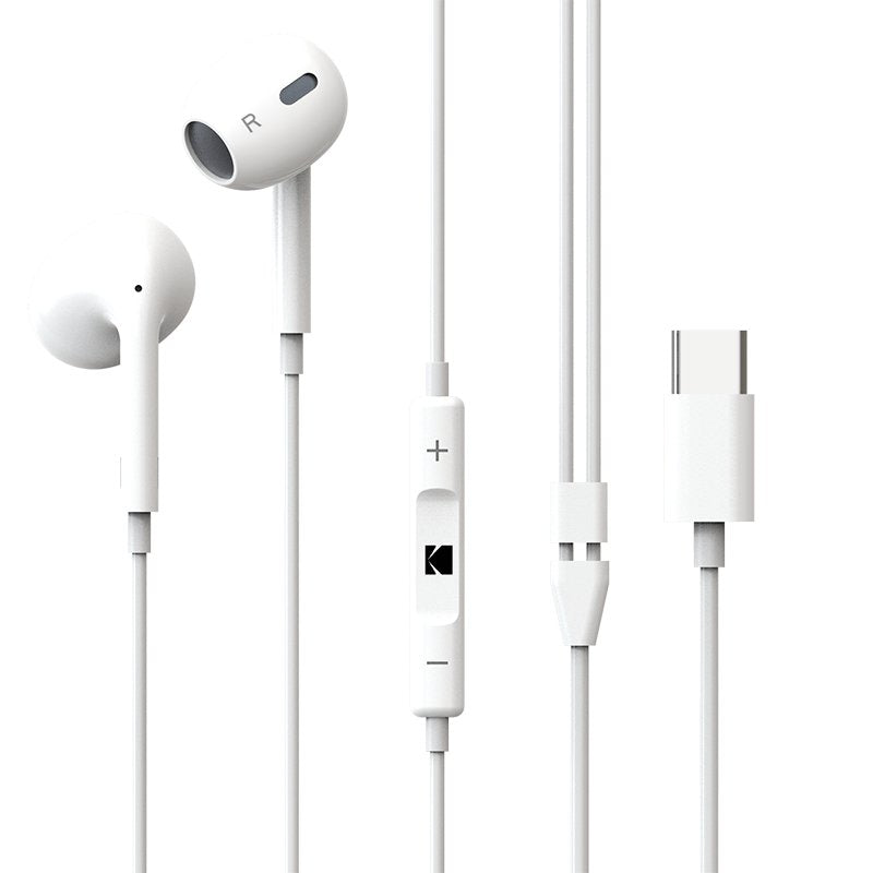 EAN 0887930425741 - Kodak 887930425741 auricular y casco Auriculares Alámbrico Dentro de oído Llamadas/Música USB Tipo C Blan imagen 1
