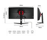 EAN 4589511176405 - JAPANNEXT JN-5X40 pantalla para PC 100,8 cm (39.7") 5120 x 2160 Pixeles Wide Quad HD LCD Negro imagen 4