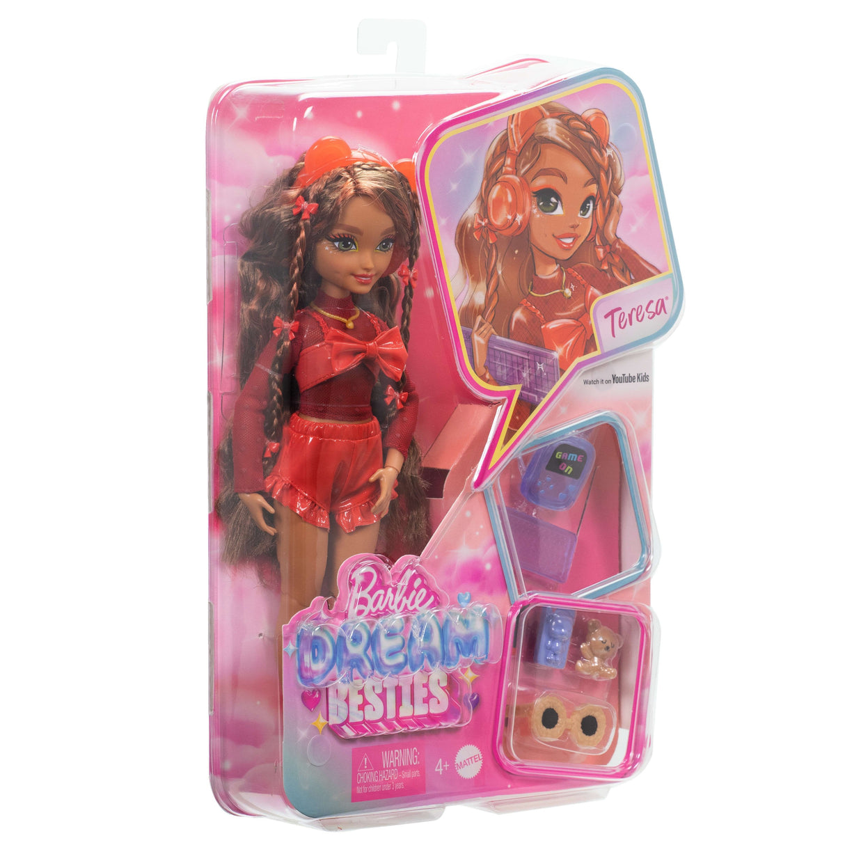 Muñeca Mattel Barbie Dream Besties Teresa Y Accesorios Muñeca Hyc23