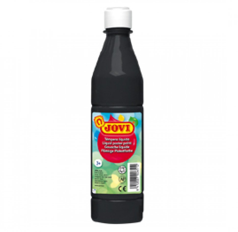 Jovi Témpera Líquida School Botella De 500ml Negro