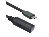 Roline Usb 3.2 Gen 1 Aktives Repeater Cable, Typ A - C, Schwarz, 20 M