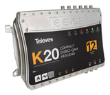 Televes K20-12 Kompaktkopfstelle 12transponder Dvb-S2 In Qam