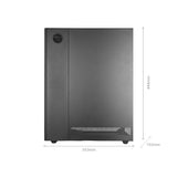 Caja Pc  Atx Mars Gaming Mc-T800 Frontal Airdot Mesh 4x Ventiladores Fdb Cablehatch Usb-C Blanco