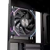 Caja Pc Atx Semitorre Einarex Z1k Rgb C-Templado Negra Excs-Ze-10kr-B