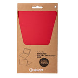 Funda Bookcase Wave Silver Ht Para Tablet Samsung Tab A T510 - T515 2019 Roja